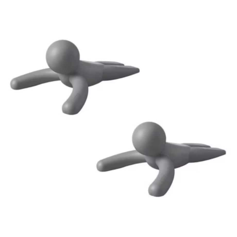 Zestaw 2 stoperów do drzwi (szarych) Buddy Umbra