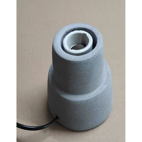 Stojąca LAMPA stołowa GOBLET TLS-E27 Abigali szklana LAMPKA nocna przydymiona