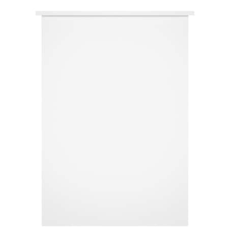 vidaXL Biurko, białe, 100x55x75 cm, materiał drewnopochodny