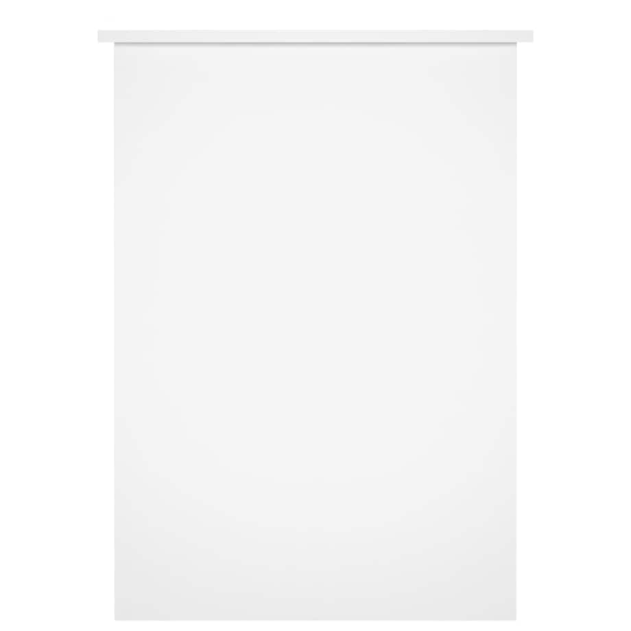 vidaXL Biurko, białe, 100x55x75 cm, materiał drewnopochodny