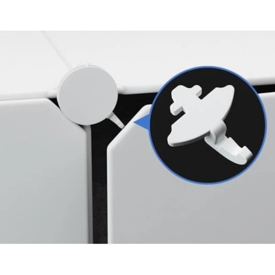 Szafa modułowa ubraniowa geometric garderoba duża pojemna na zabawki