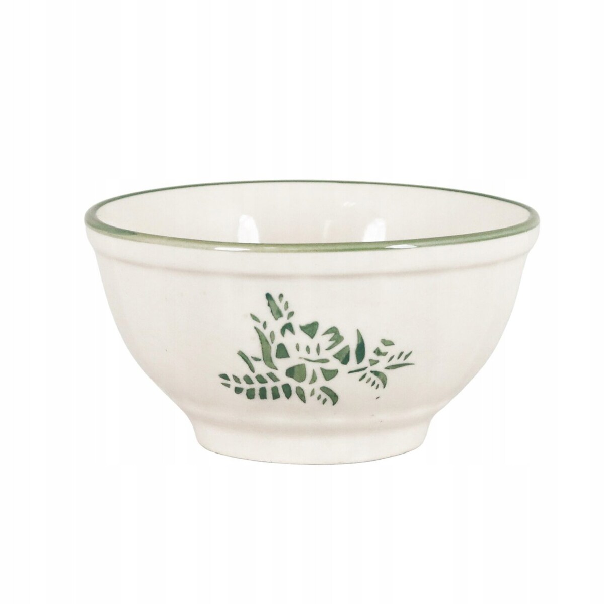 MISKA DO ZUPY BIAŁA ceramiczna miseczka na przekąski ręcznie malowana 270ml