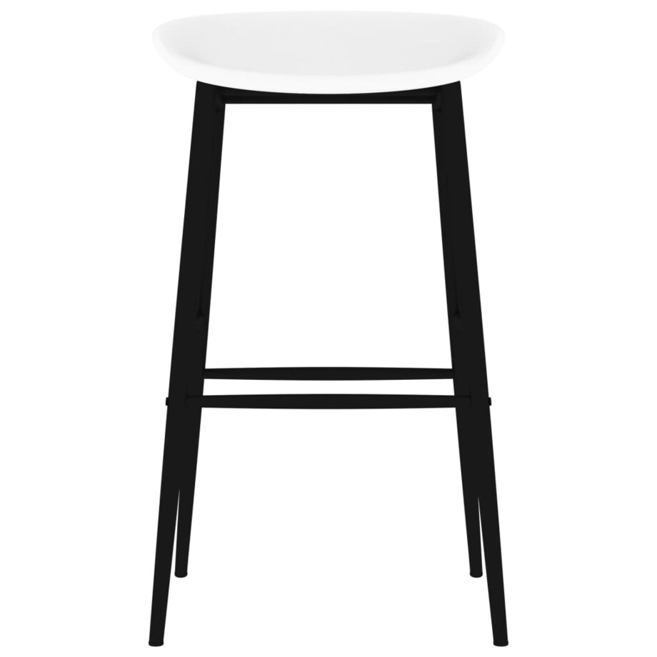 vidaXL 5-częściowy zestaw mebli barowych, biały