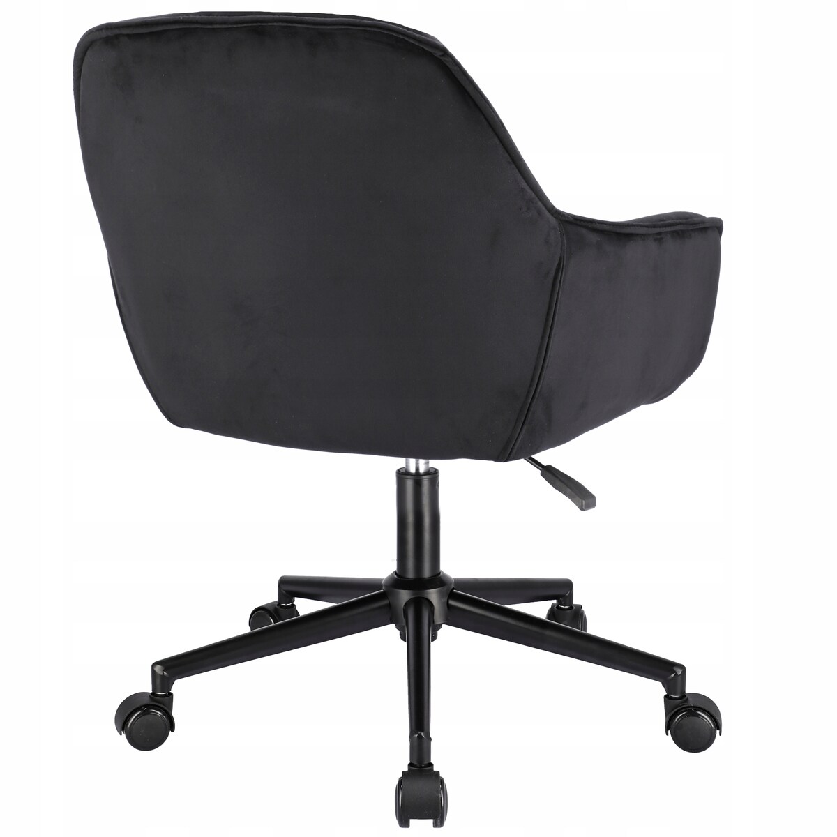 Fotel LARGO czarny na czarnej stopie