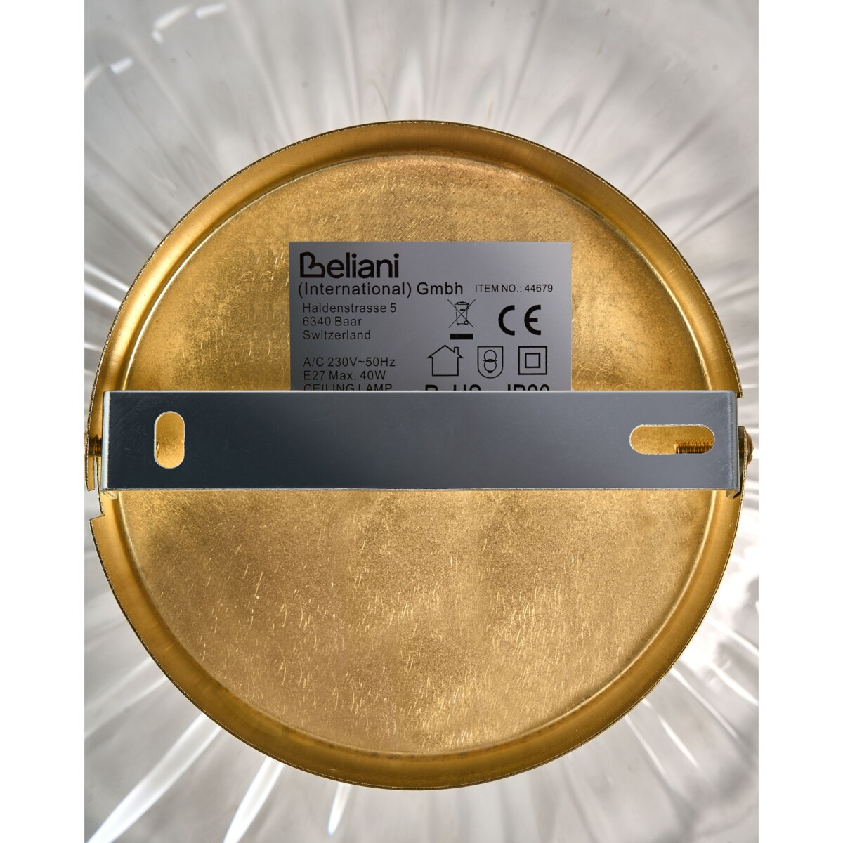 Lampa sufitowa SIEPRE Szkło Przezroczysty