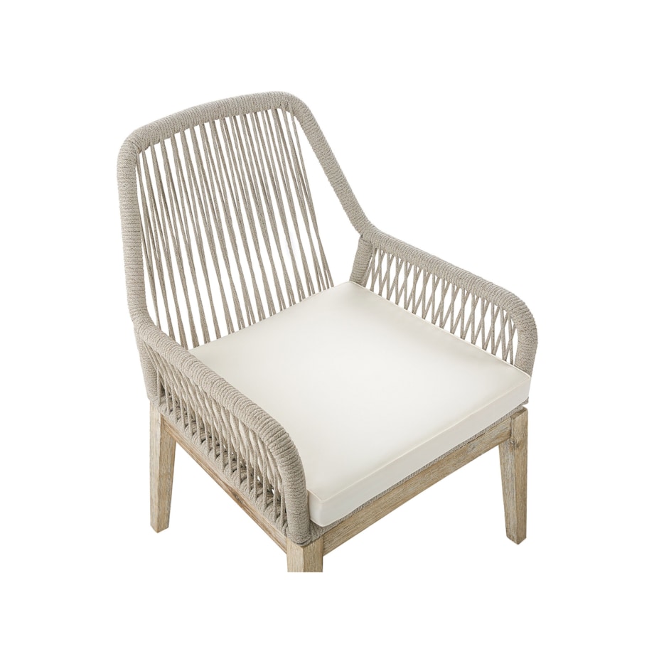 Zestaw 2 krzeseł ogrodowych beżowy OLBIA