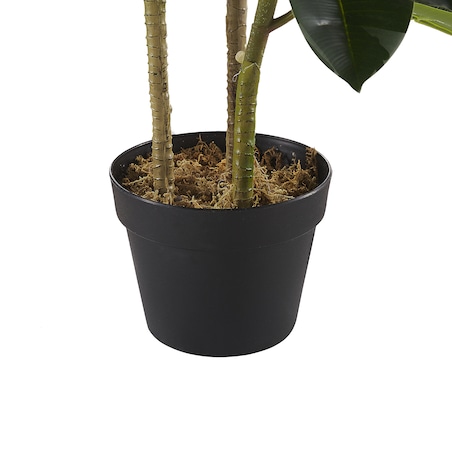 Sztuczna roślina FICUS ELASTICA 134 cm Zielony