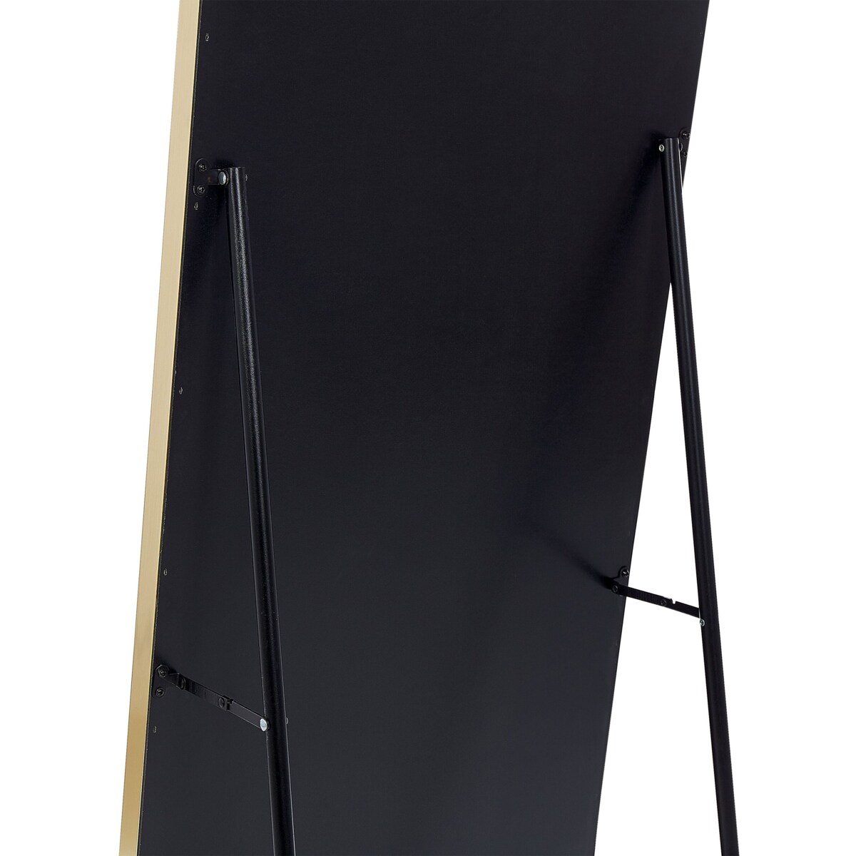 Lustro stojące welurowe 50 x 150 cm różowe LAUTREC