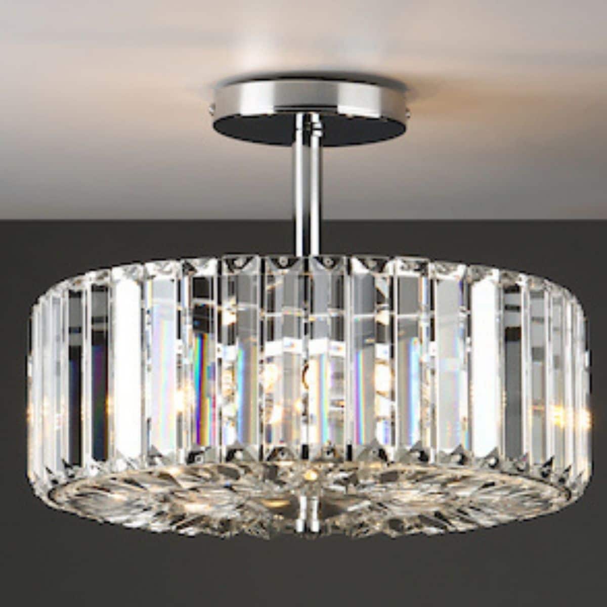 Sufitowa lampa Fernhurst LA3621343-Q Laura Ashley kryształ chrom