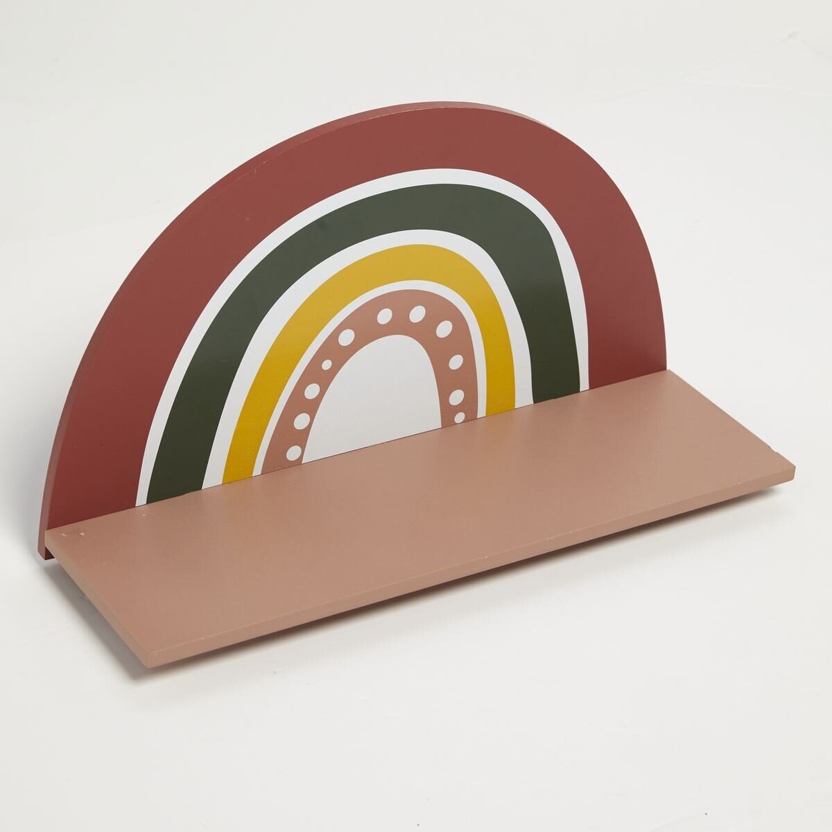 Półka do pokoju dziecięcego tęcza HEAD IN THE COULDS, 41,5 x 10 x 31,5 cm