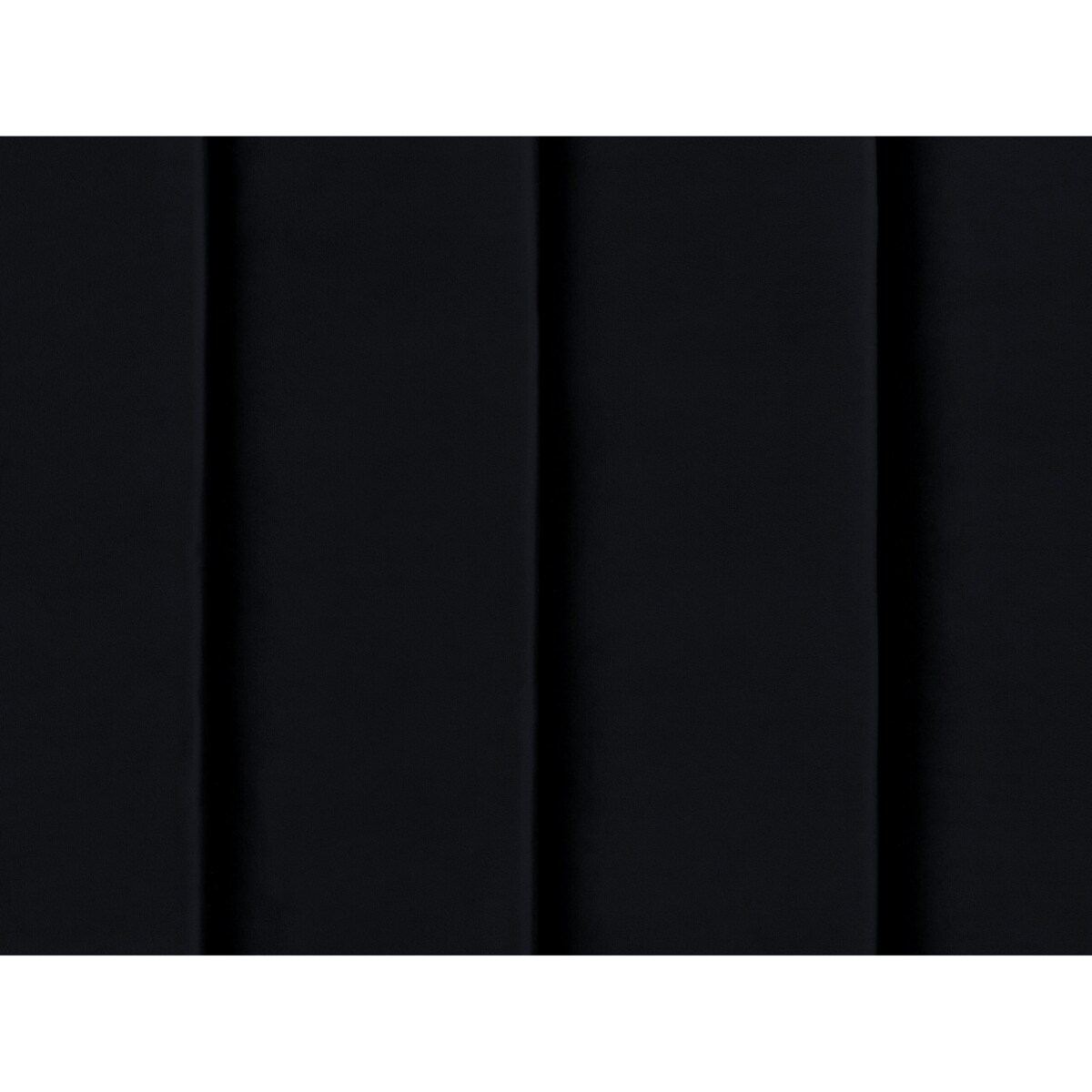 Łóżko wodne welurowe z ławką 180 x 200 cm czarne NOYERS