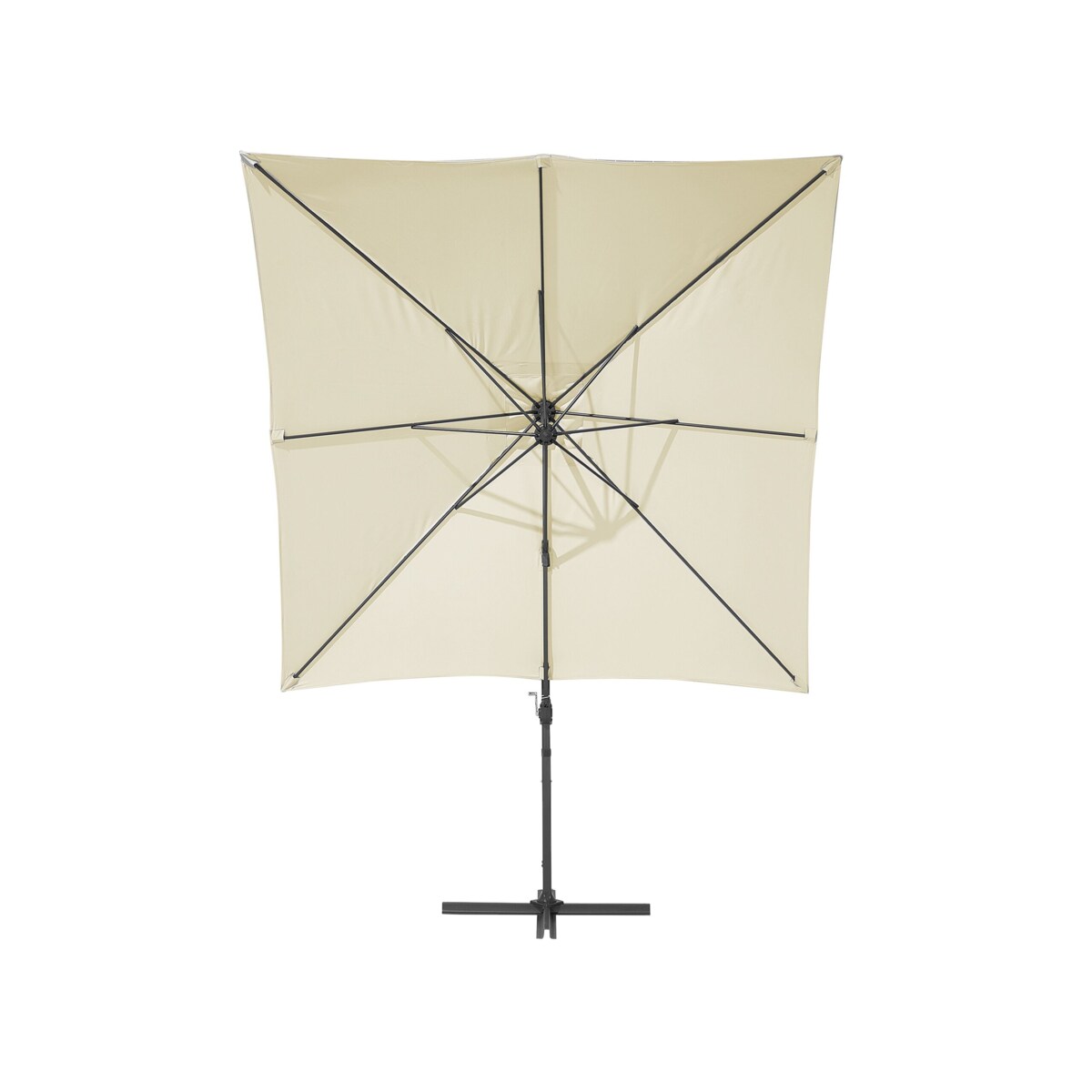 Parasol ogrodowy 250 x 250 cm jasnobeżowy MONZA