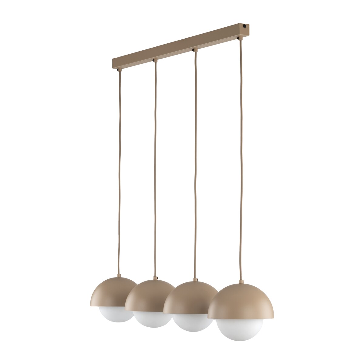 Lampa wisząca TK Lighting BONO SABIA 10965 4xG9 biała/beżowa nad stół wyspę kuchenną regulowana wysokość