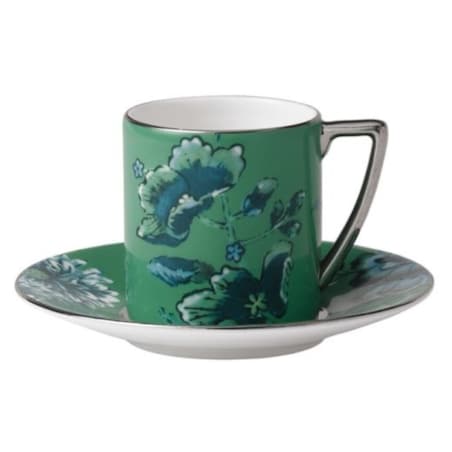 Filiżanka do espresso ze spodkiem Jasper Conran Chinoiserie Green Wedgwood