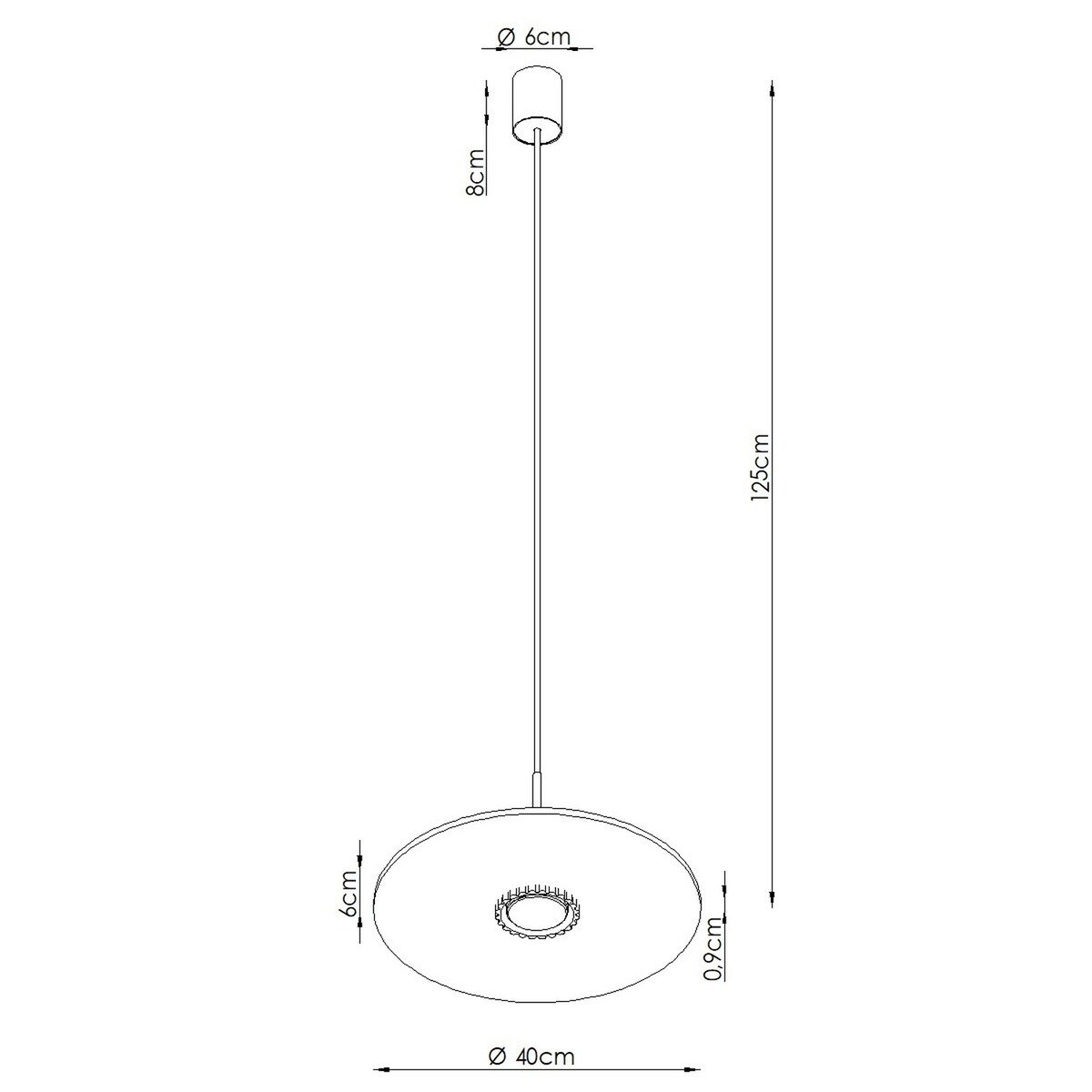 Lampa wisząca OVO 1 ultramaryna/beżowa filc Gx53