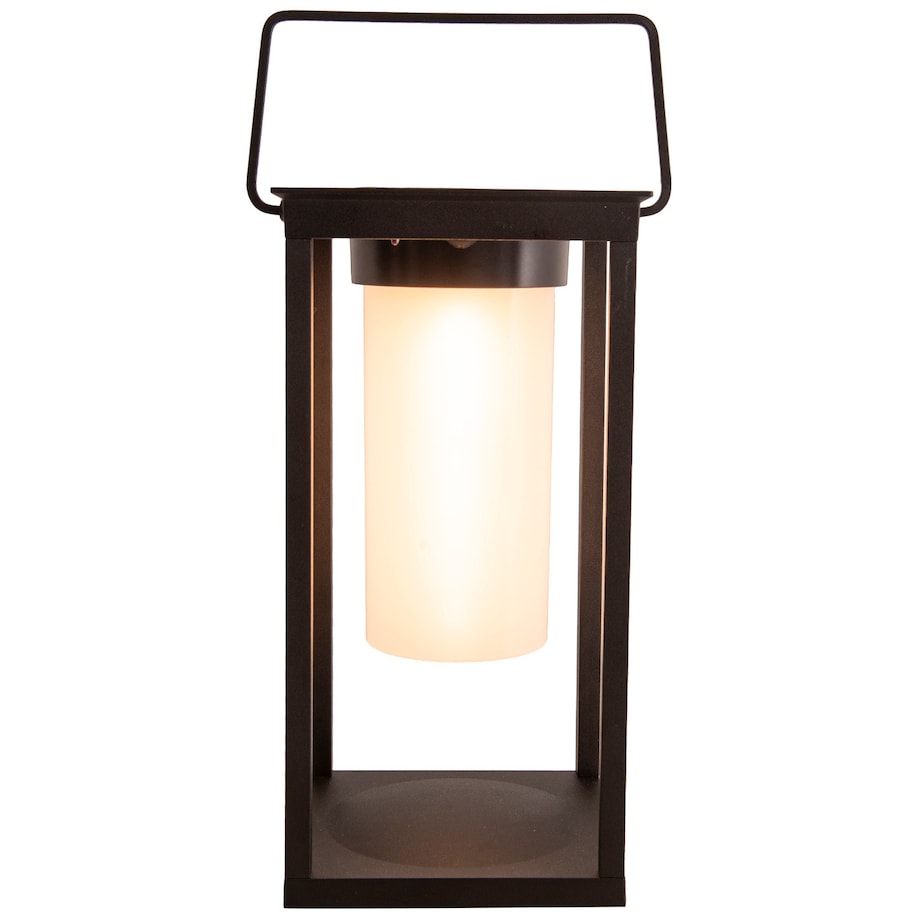 Solarna LAMPA ogrodowa 3180922 Nave metalowa OPRAWA zewnętrzna przenośna outdoor IP44 czarna