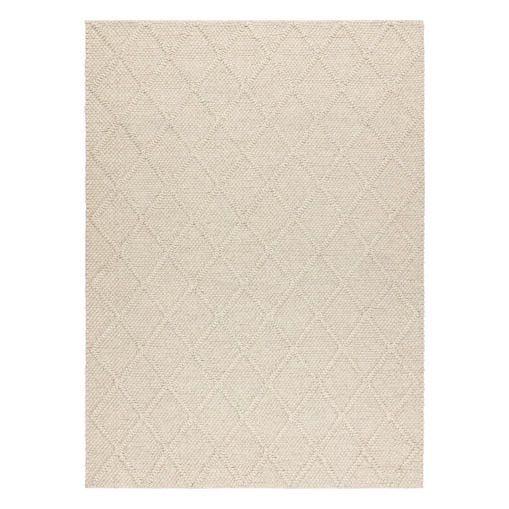 Dywan wełniany TAHAR 99001B krem - RĘCZNIE 160x240 cm