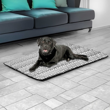 Legowisko Mata Dla Psa Xl Wodoodporne Antyalergiczne Pluszowe 120X80 Cm