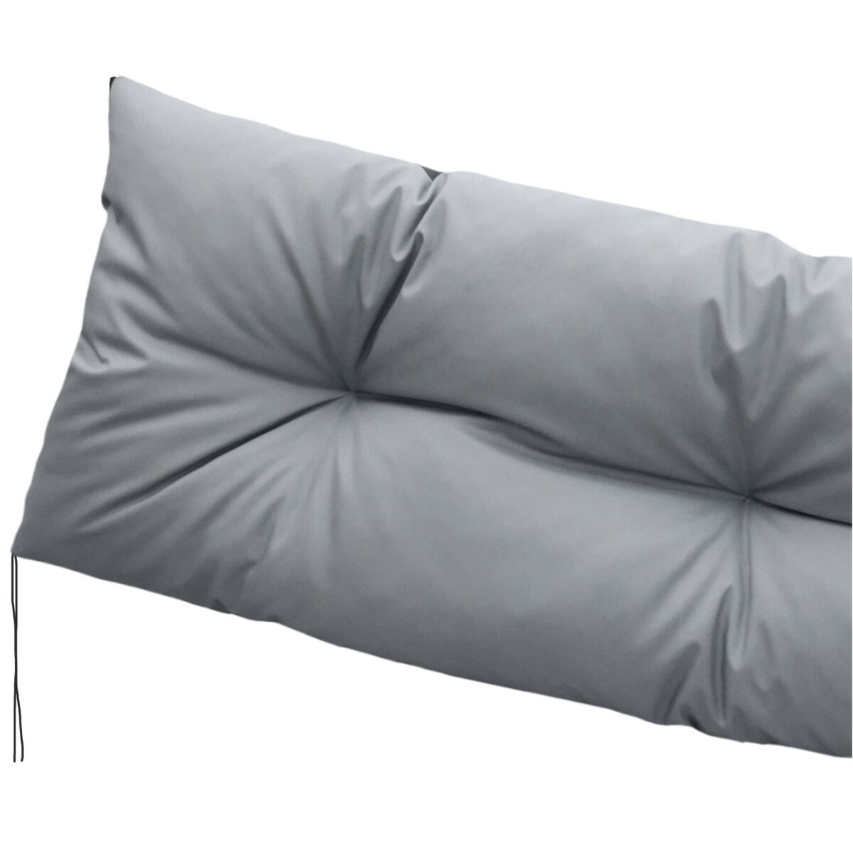 Poduszka Ogrodowa Na Huśtawkę Ławkę 120X40 Cm Na Meble Palety Wodoodporna Szara