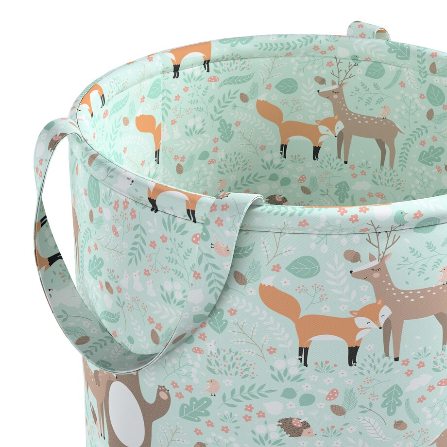 Kosz na zabawki Tobi, zielony, 40x60cm, Magic Collection