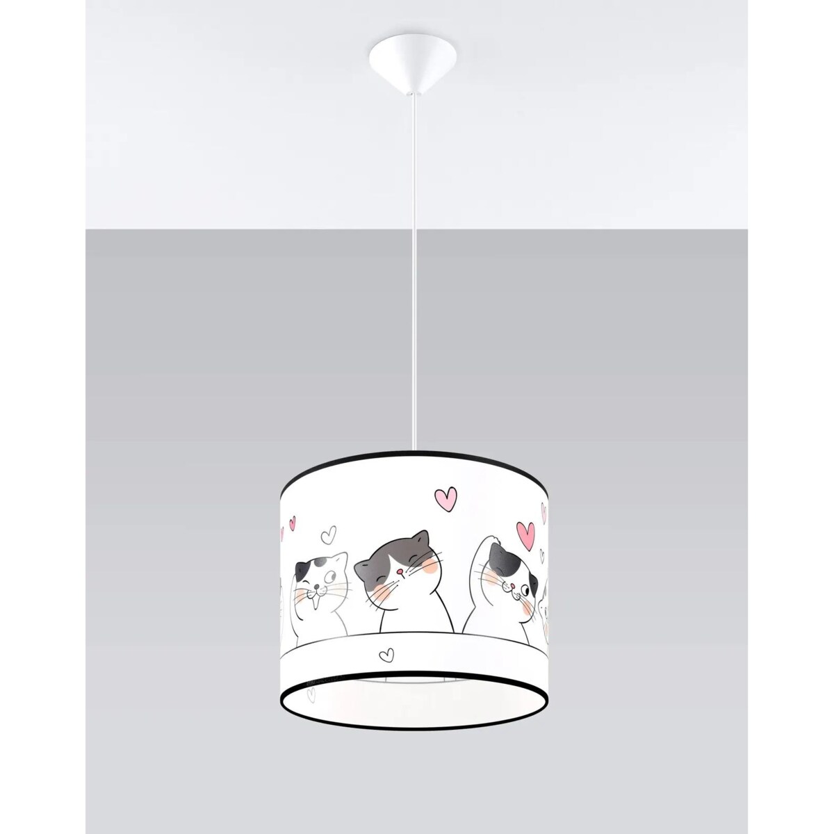 Lampa wisząca CAT 30 biała