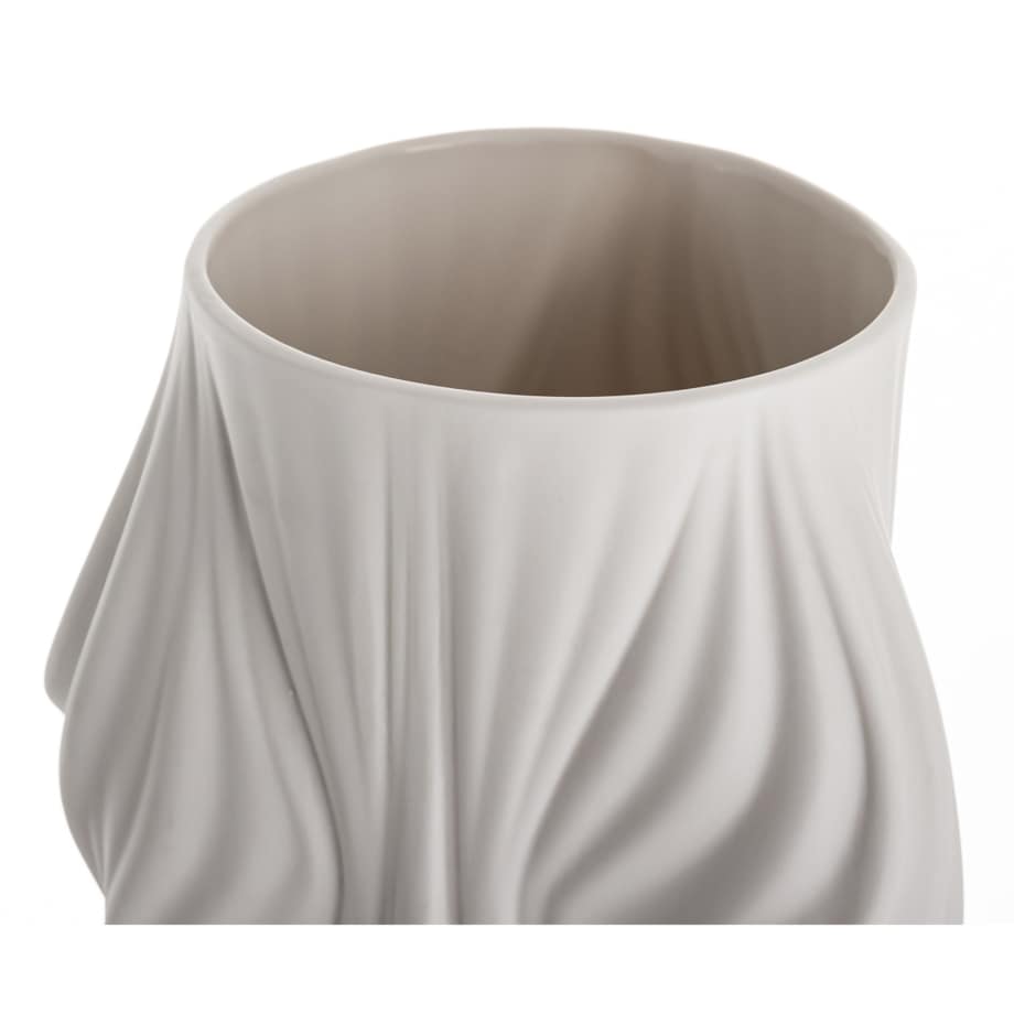 Wazon porcelanowy 35x18x18 cm TWISSTIE biały