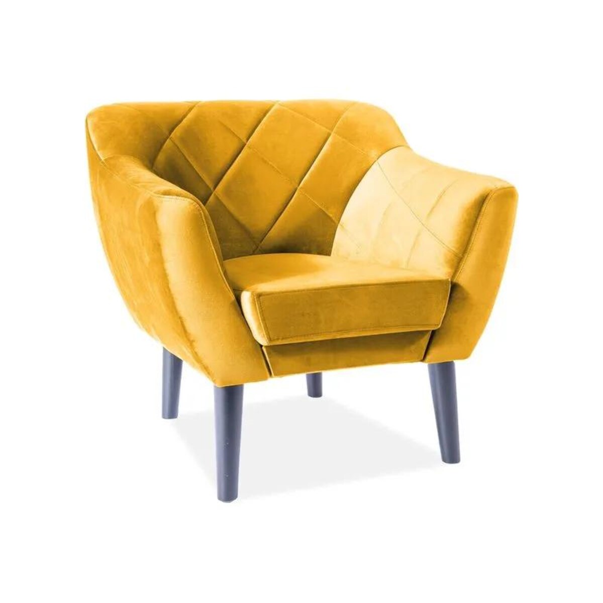 Fotel KARO 1 VELVET curry
