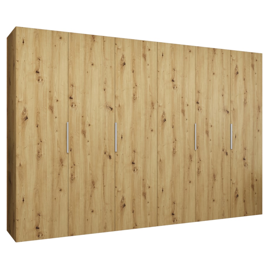 Szafa uchylna otwierana MARBELLA 1 300 wys. 202 cm Artisan + u. Czarny