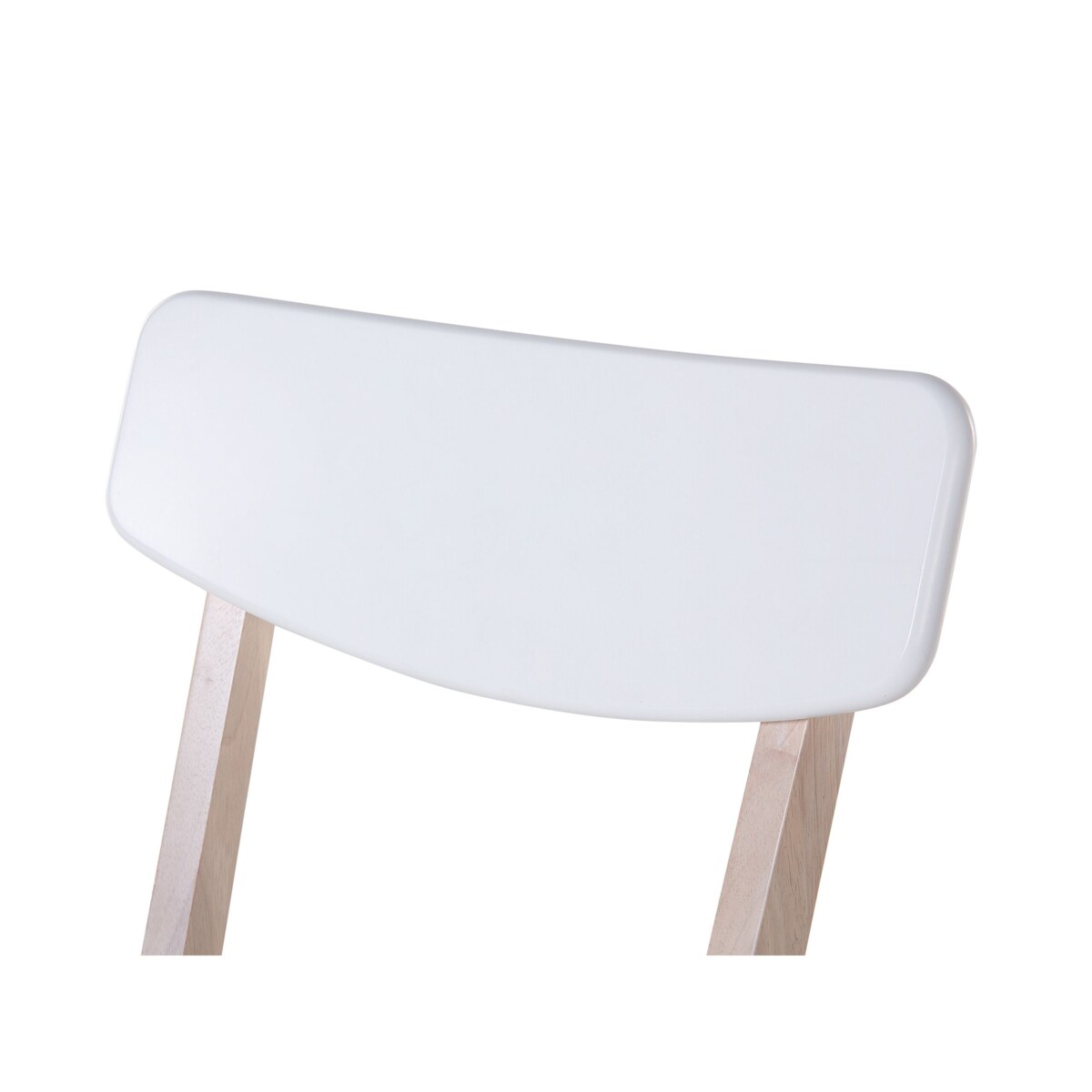 Zestaw 2 krzeseł do jadalni biały SANTOS