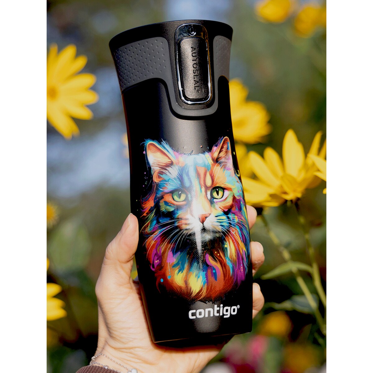 Kubek termiczny Contigo West Loop 2.0 470ml - czarny - Kot