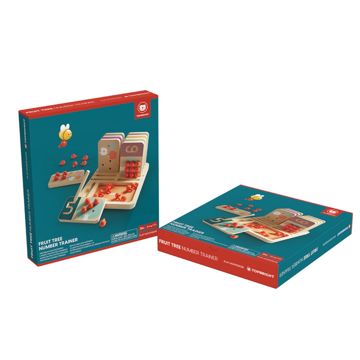 Liczę owoce - Zabawka dla dzieci do nauki liczenia 36 mies.+ Top Bright