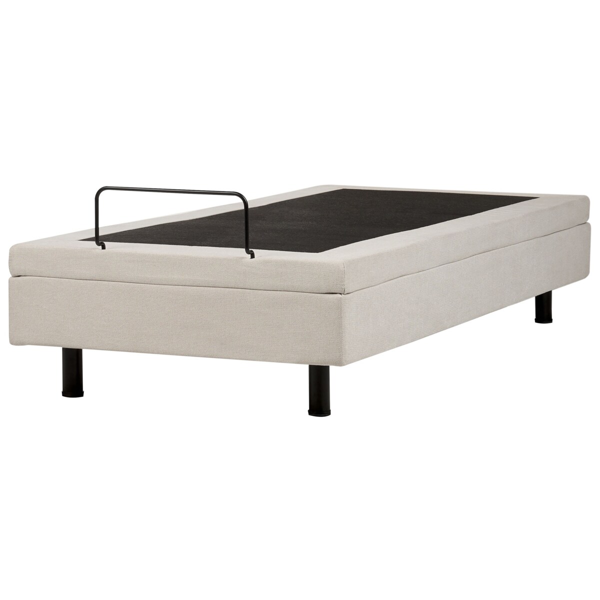 Łóżko regulowane bez zagłówka DUKE II 90 x 200 cm Jasnobeżowy