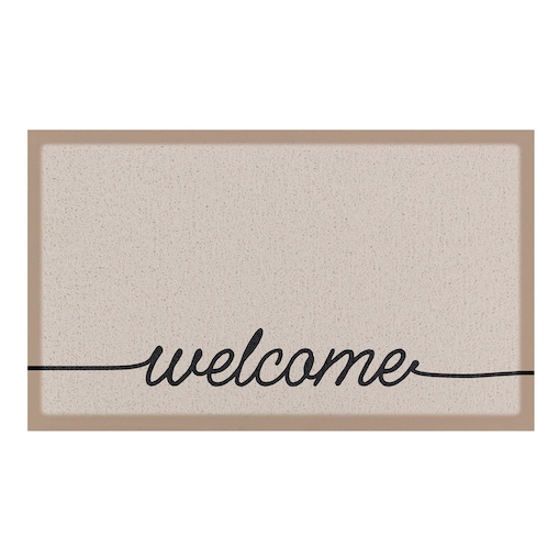 Wycieraczka Beige Welscribble Indoor & Outdoor (- 70 x 40 cm)
