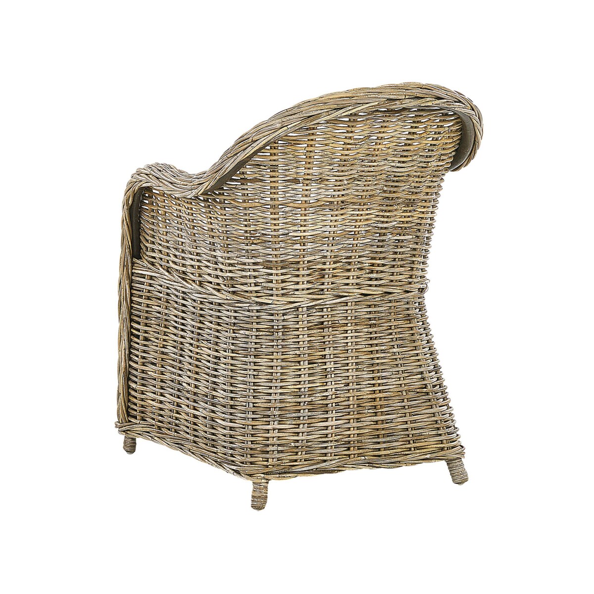 Zestaw 2 foteli ogrodowych rattanowy naturalny SUSUA