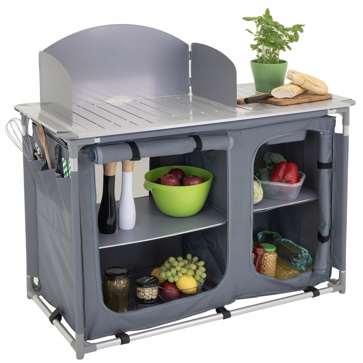 KUCHNIA TURYSTYCZNA SZAFKA stół składany ogrodowy torba KEMPINGOWY stolik