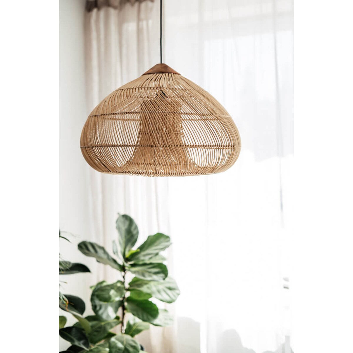 Lampa wisząca Evi naturalny Monnarita