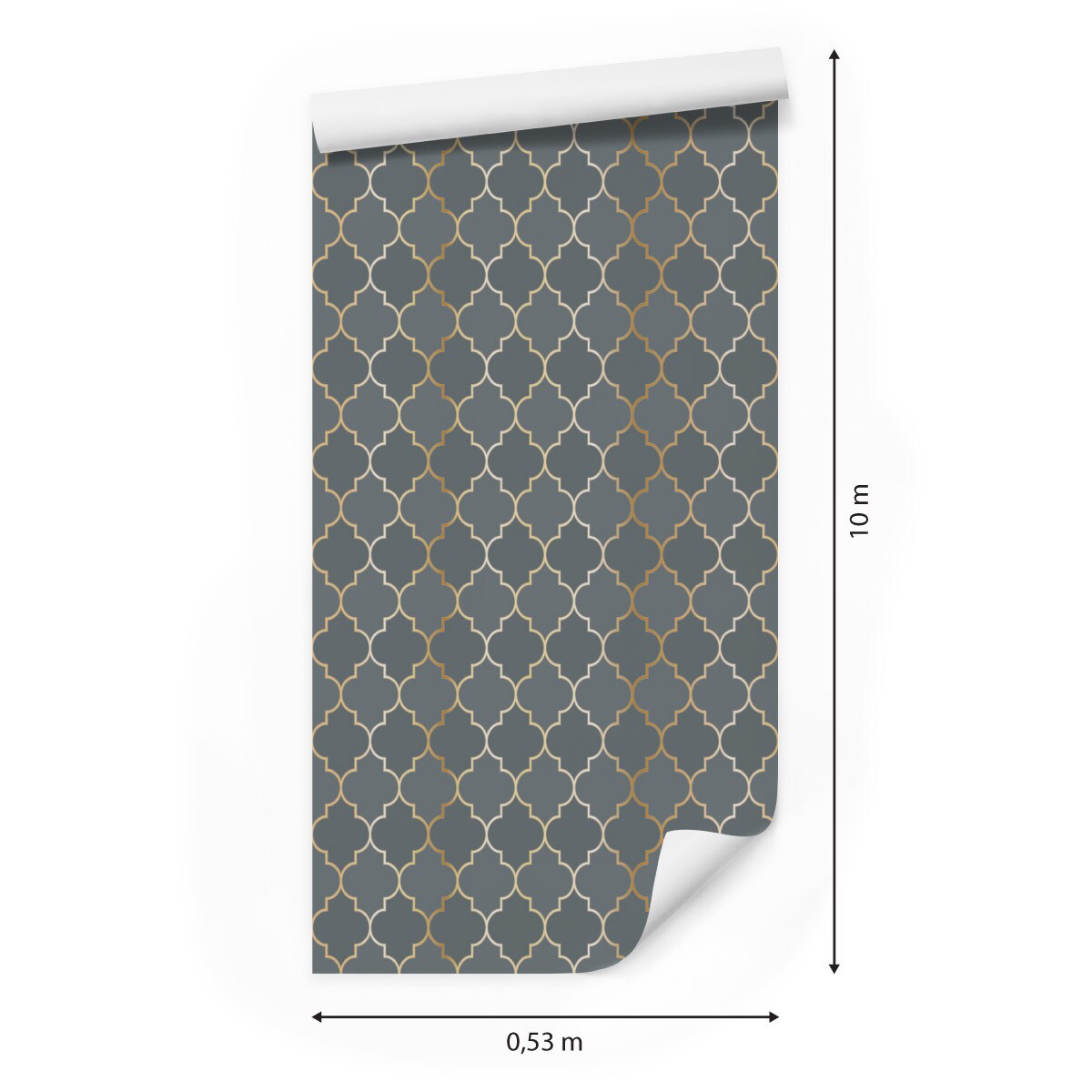 Tapeta Do Salonu Ornamenty Styl Glamour Abstrakcja Wzór Geometryczny