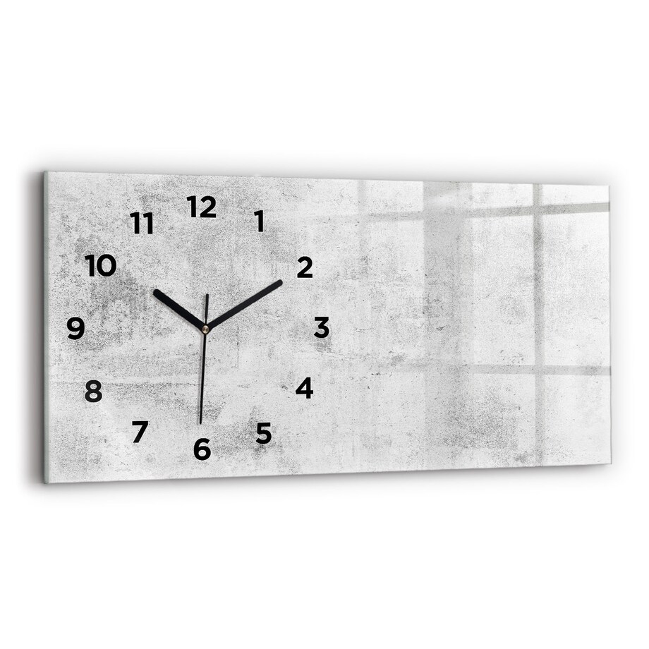 Zegar ścienny Industrialny Beton, 60x30 cm