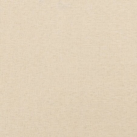 vidaXL Zagłówek uszak, kremowy, 83x23x118/128 cm, tkanina