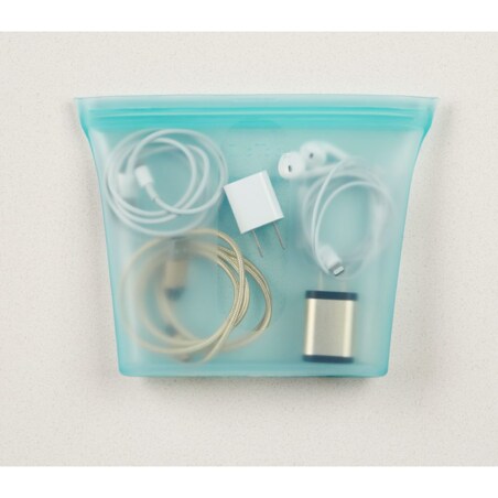 Zestaw 3 torebek: 2x śniadaniowa + na przekąski Teal, Zip Top