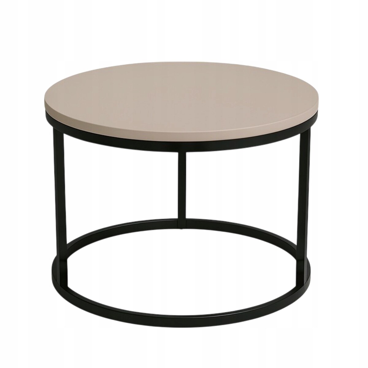 Stolik Kawowy KASZMIR 60 cm Metal Minimalizm Industrialny Styl SOFT LOFT