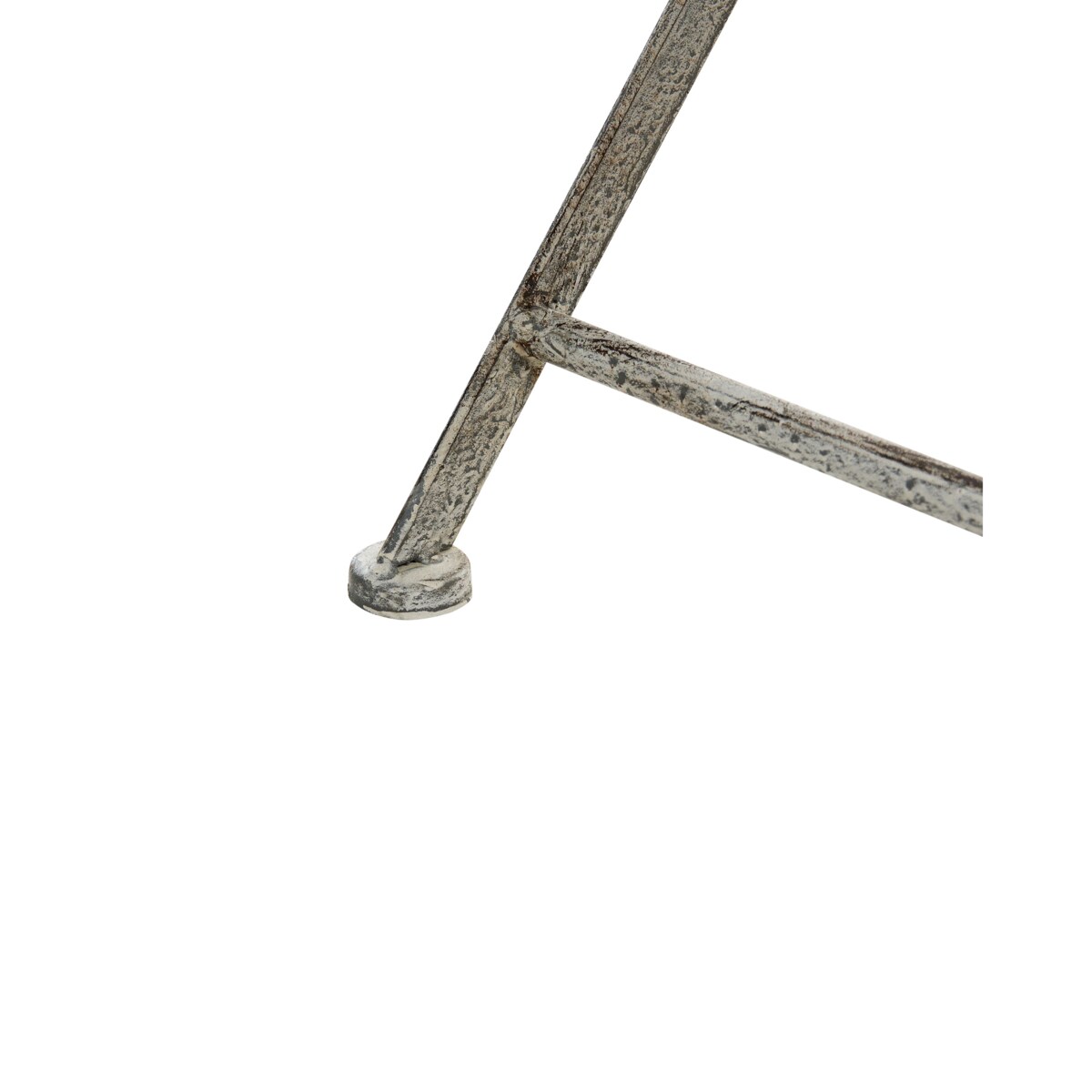 Zestaw 2 krzeseł ogrodowych NURRA Składane Metal Szary