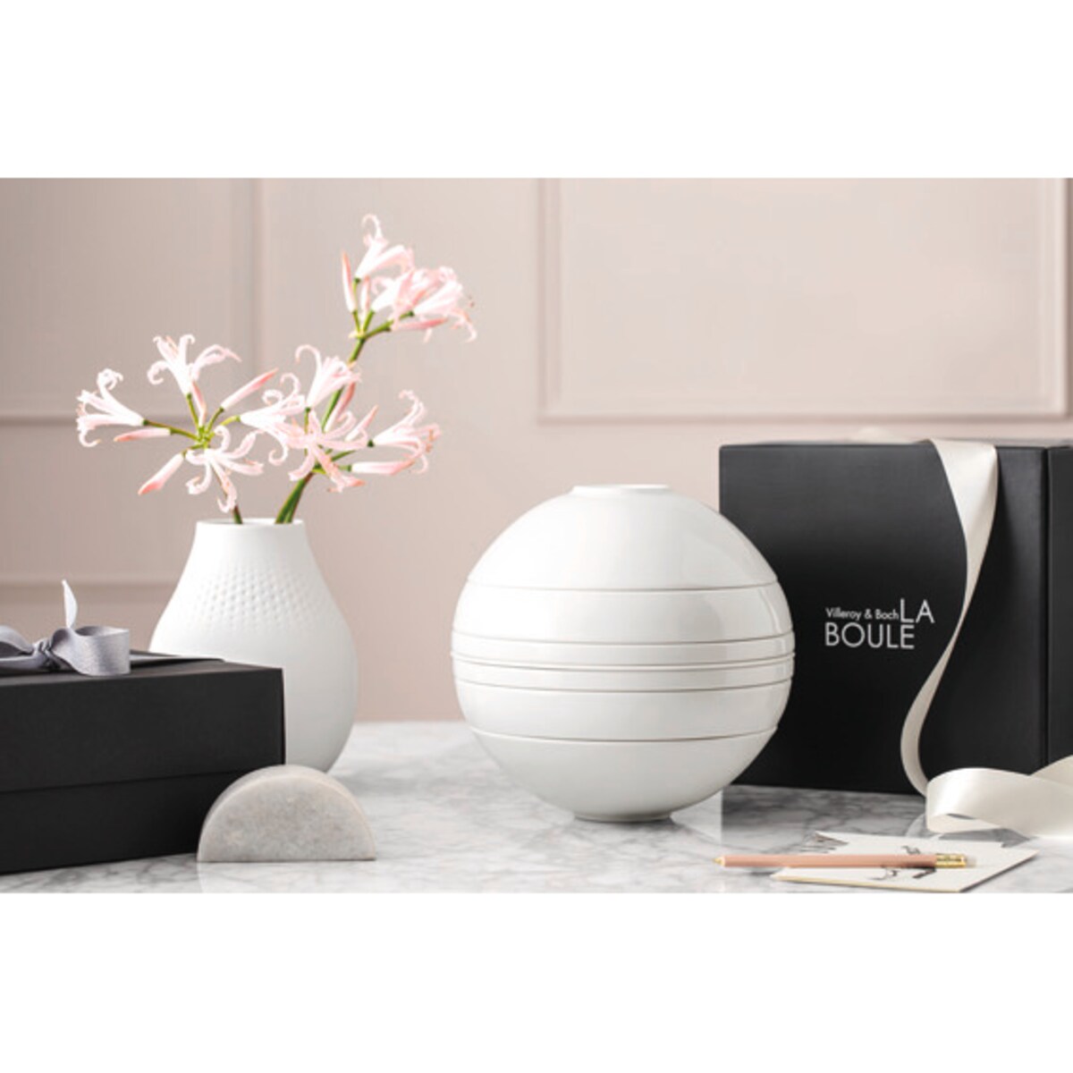 Zestaw naczyń Iconic La Boule biały, 7 el, Villeroy & Boch