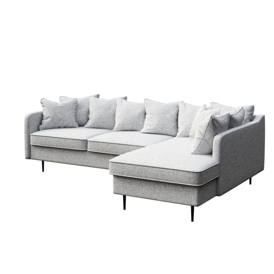 Esme Sofa narożna - jasnoszara