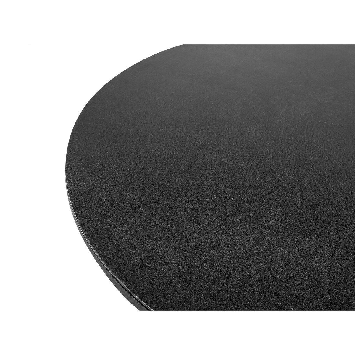 Zestaw ogrodowy dla 4 osób OLMETTO/BUSSETO Metal Czarny