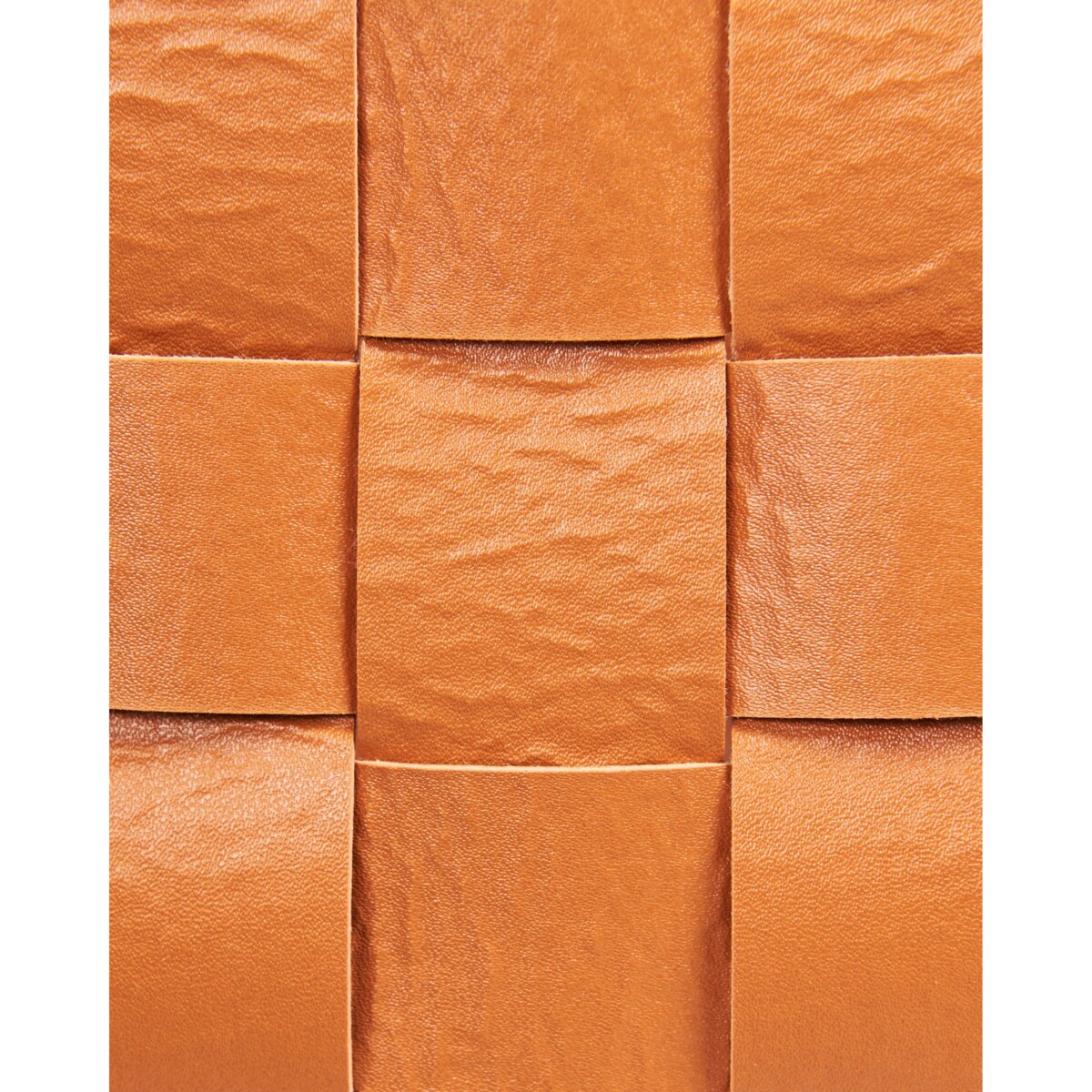 Zestaw 2 koszy z ekoskóry złoty brąz SIPPAR