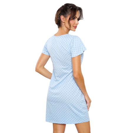 Koszulka nocna SKY Niebieski, S