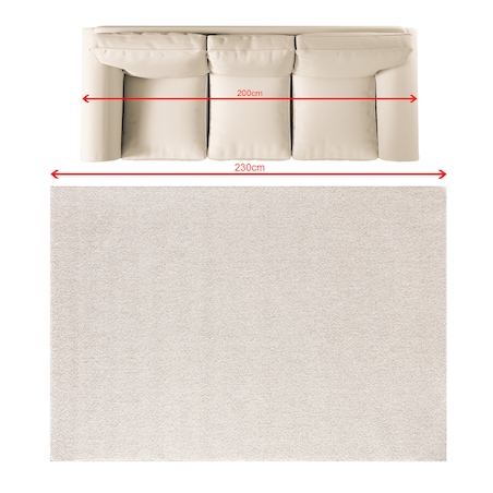 Dywan Solaro linen grey 160x230 cm, 160x230 cm