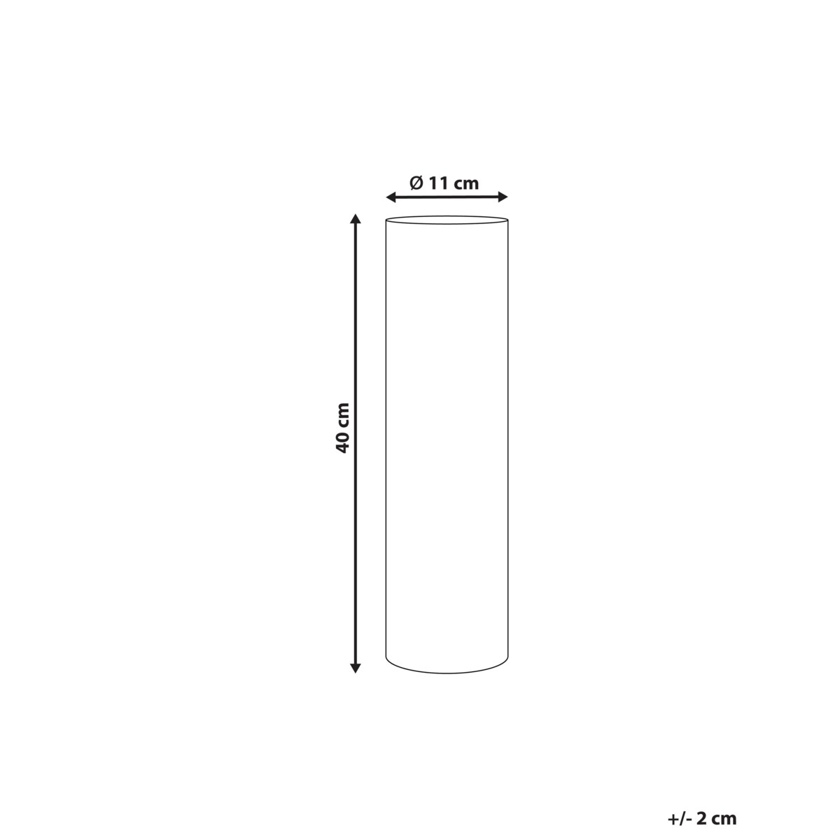 Kamionka Wazon na kwiaty 40 cm Czarny GOBY