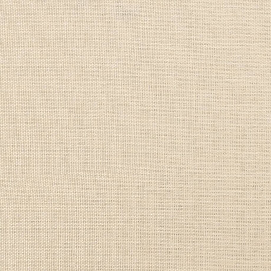 vidaXL Zagłówek uszak, kremowy, 163x23x118/128 cm, tkanina